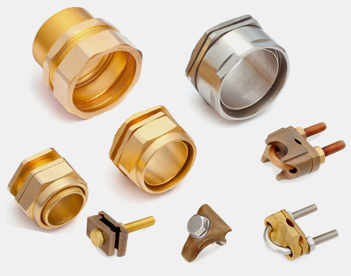 Brass Cable Glands & Earthing Accessories